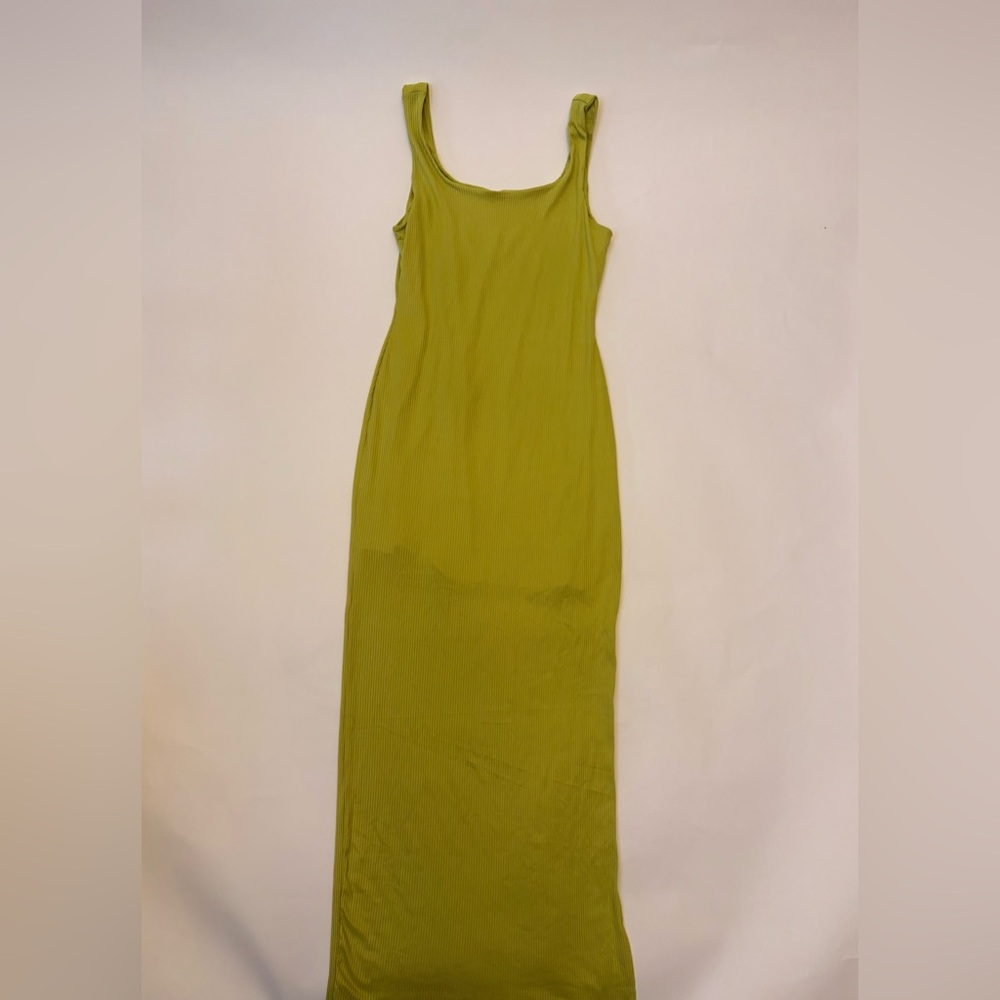 Green Sleeveless Maxi Dress